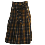 La Fille  Multi Color  Full Length Plit Girls Skirt