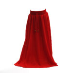 N.R Fasion Red Color  Full Length Flare Girls Middy