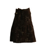 La Fille  Dark bronze  Color  Knee Length Flair  Girls Skirt