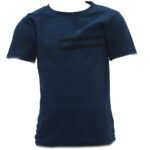 NEVER TEES KIDS  BLUE COLOR CASUAL SLIMFIT T-SHIRT