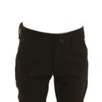 Lukent Coffee Brown Skin Fit Pocket Printed Cotton Stretchable Boys Pant