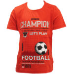 ESSA TAQUA RED COLOR  PRINTED CASUAL KIDS T-SHIRT